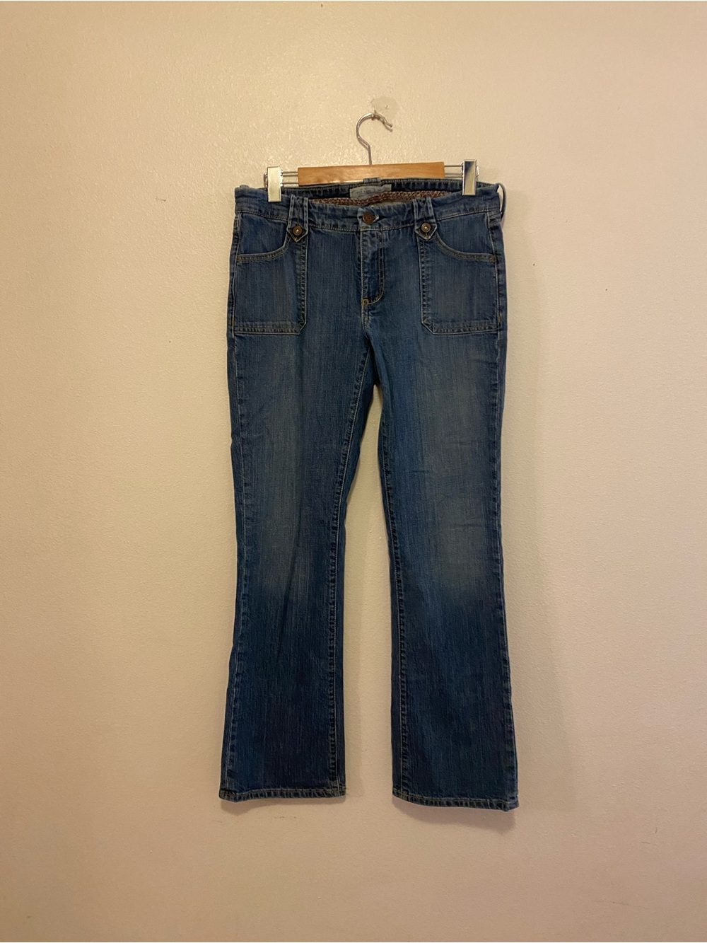 Old Navy Women's Y2K Low Rise Waist Bootcut Denim Jeans in Blue